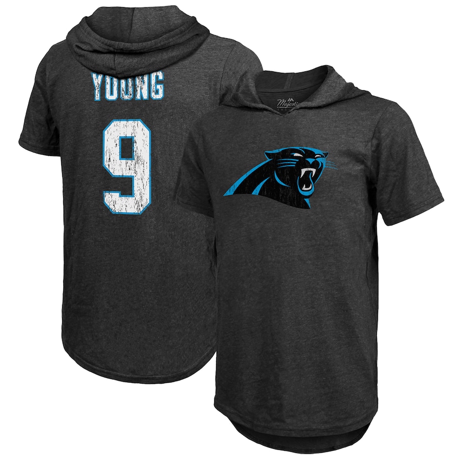 

Футболка с именем и номером Majestic Threads Carolina Panthers, черный