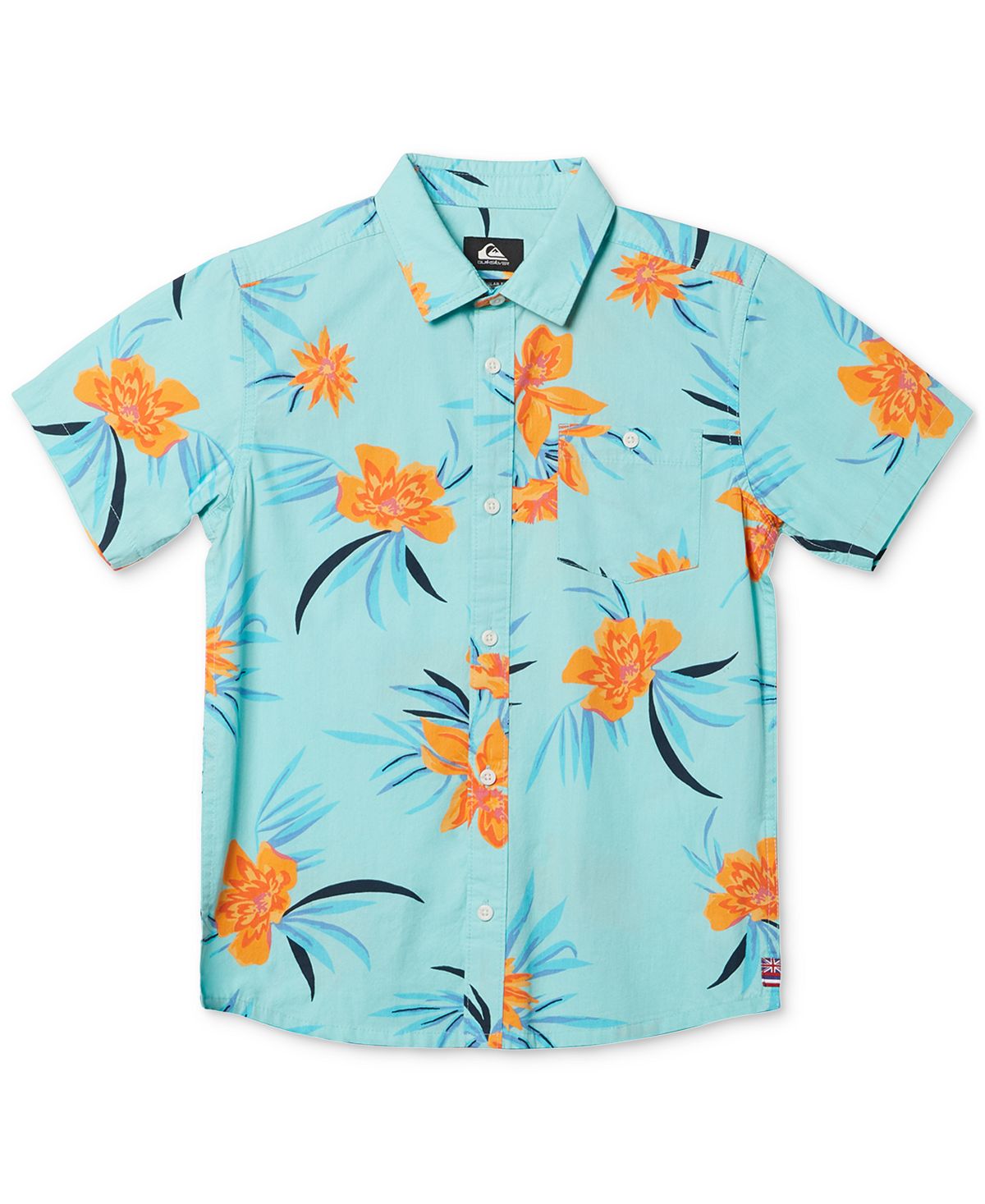 

Рубашка из ткани с цветочным принтом Big Boys Hawaii Bloom Quiksilver