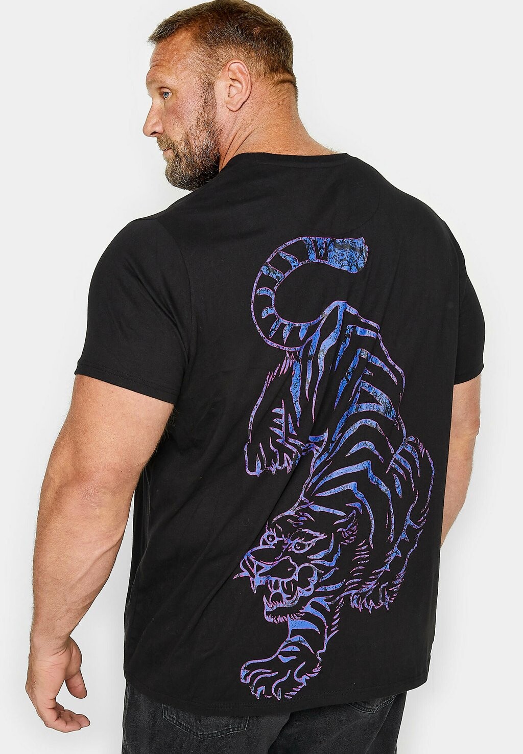 

Футболка с принтом Tokyo Tiger BadRhino, черный