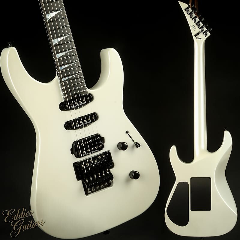 цена Электрогитара Jackson American Series Soloist SL3, Ebony Fretboard - Platinum Pearl