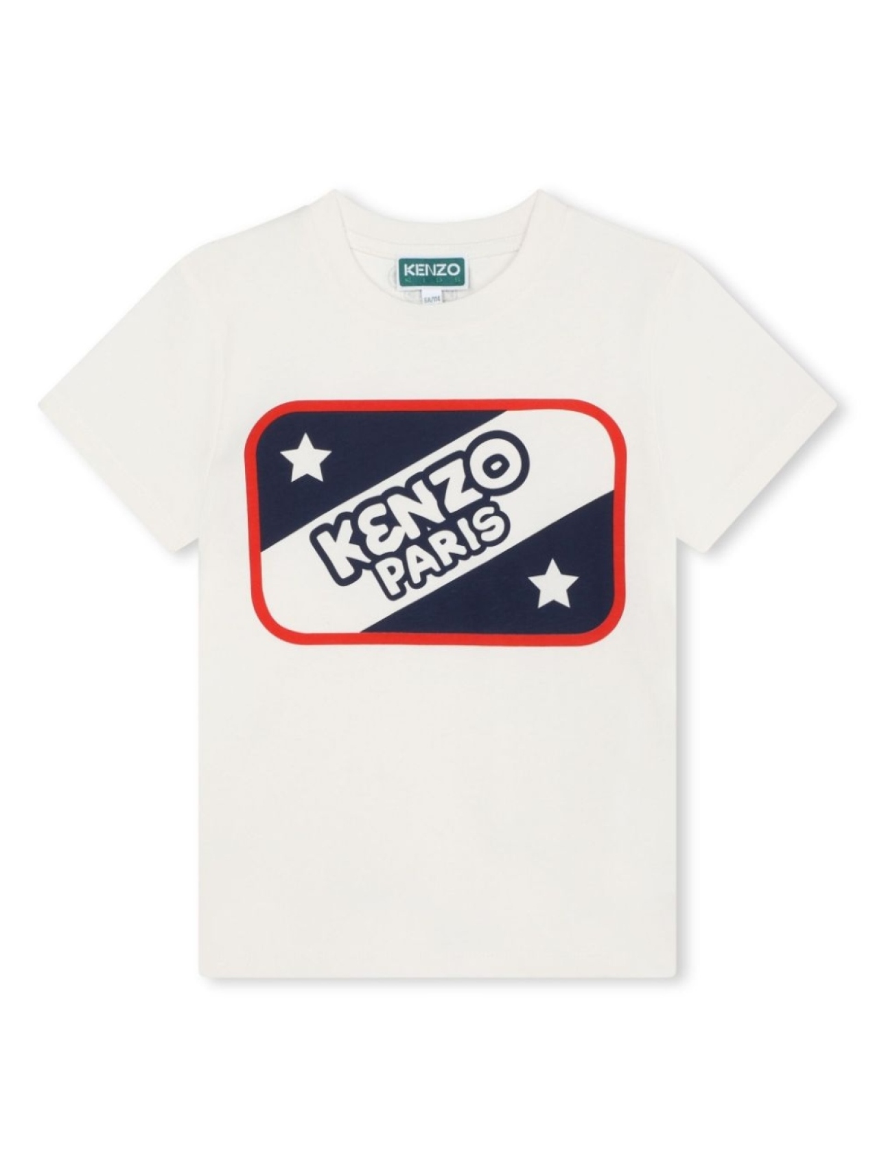 

Kenzo Kids футболка из органического хлопка с логотипом, нейтральный цвет