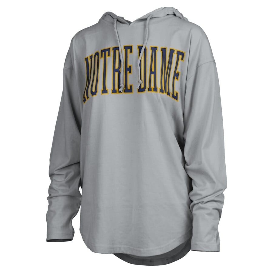 

Футболка с длинным рукавом Pressbox Notre Dame Fighting Irish, серый