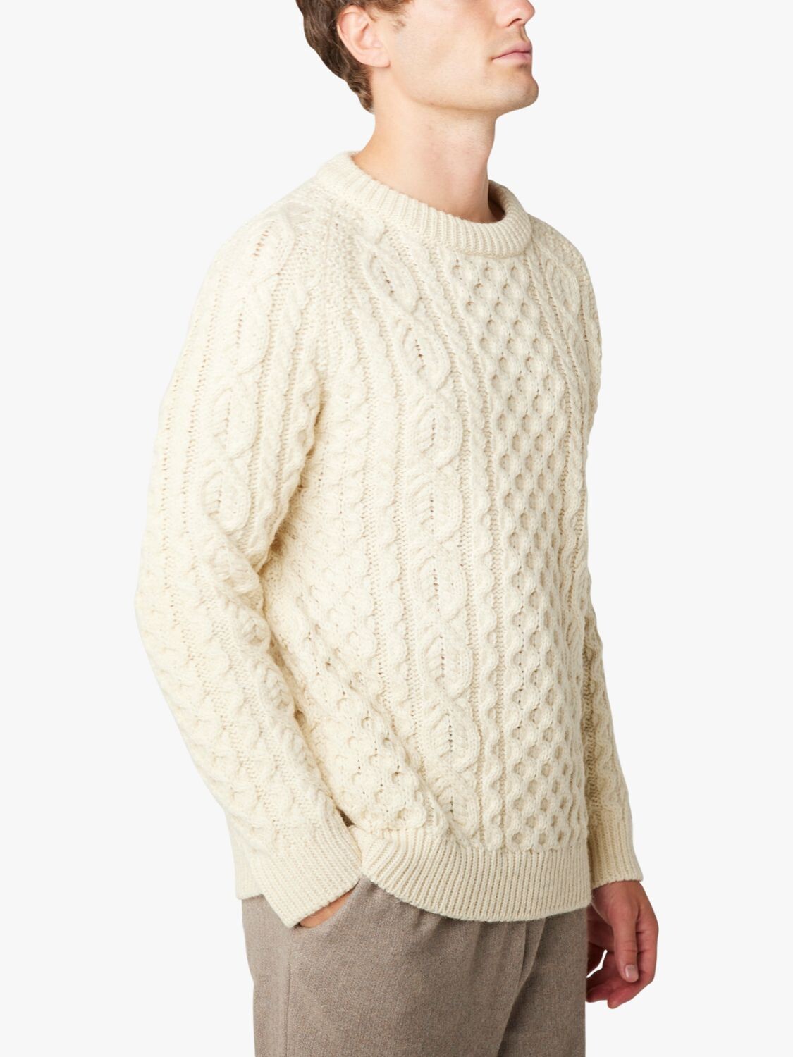 

Хадсон Аран Джемпер Peregrine, экрю