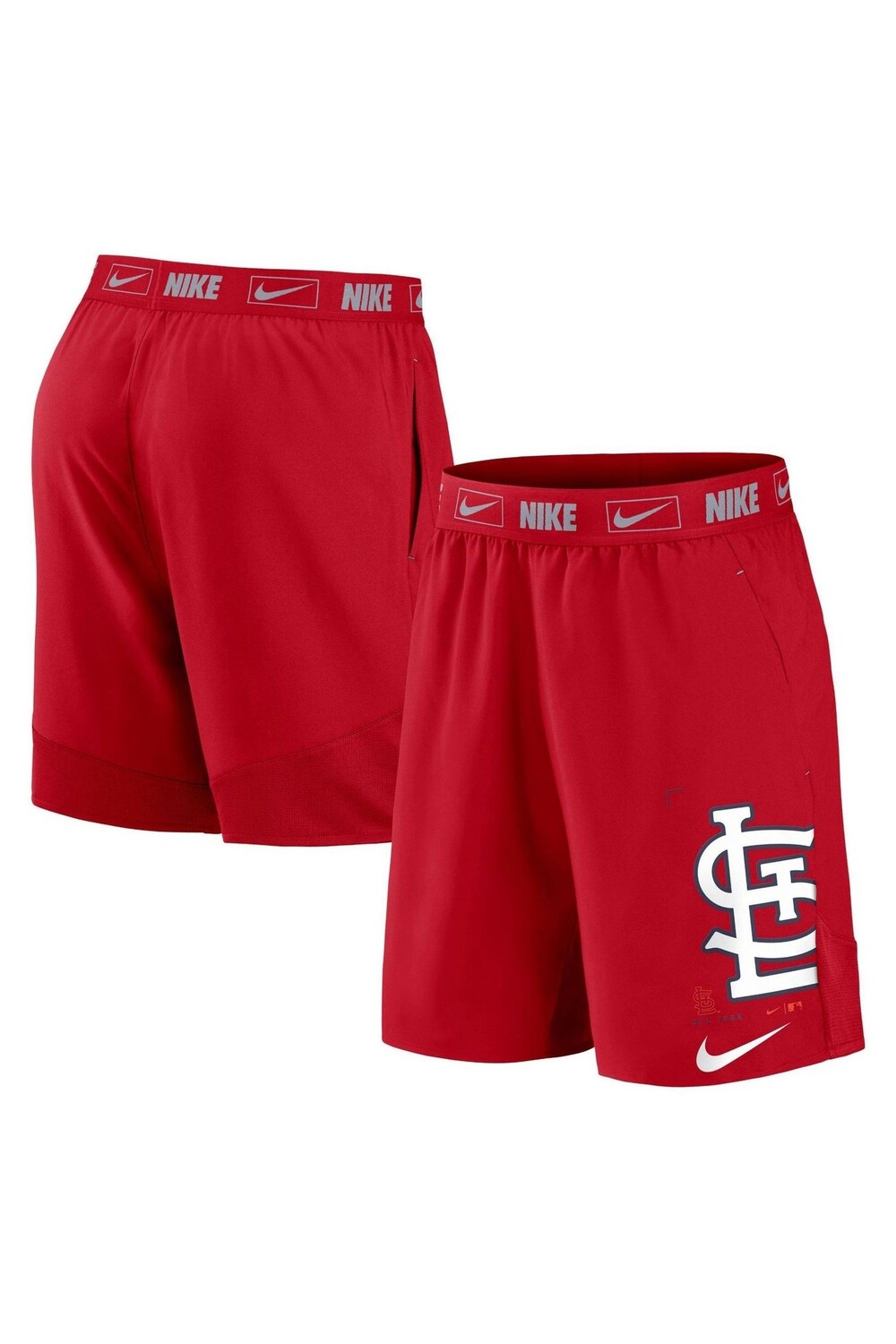 

Тканые шорты St Louis Cardinals Bold Express Nike, красный