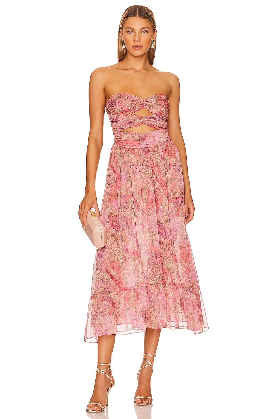 

Платье MISA Los Angeles Arianne, цвет Muted Paisley