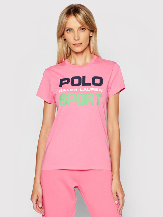 

Футболка стандартного кроя Polo Ralph Lauren, розовый