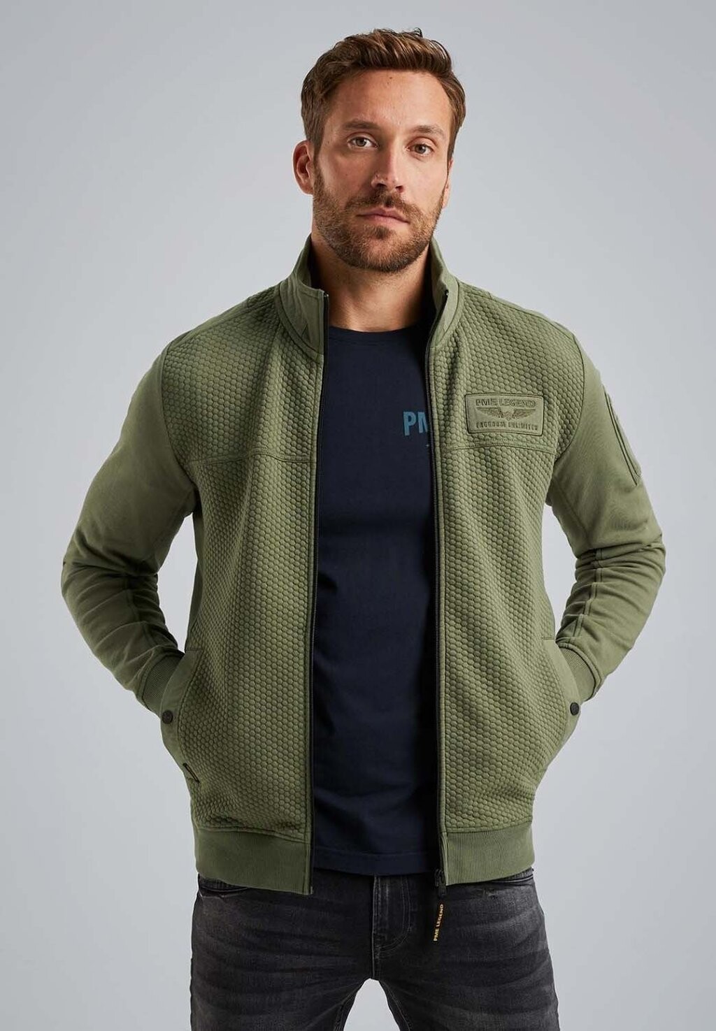 

Толстовка MIT- MUSTER PME Legend, цвет deep lichen green