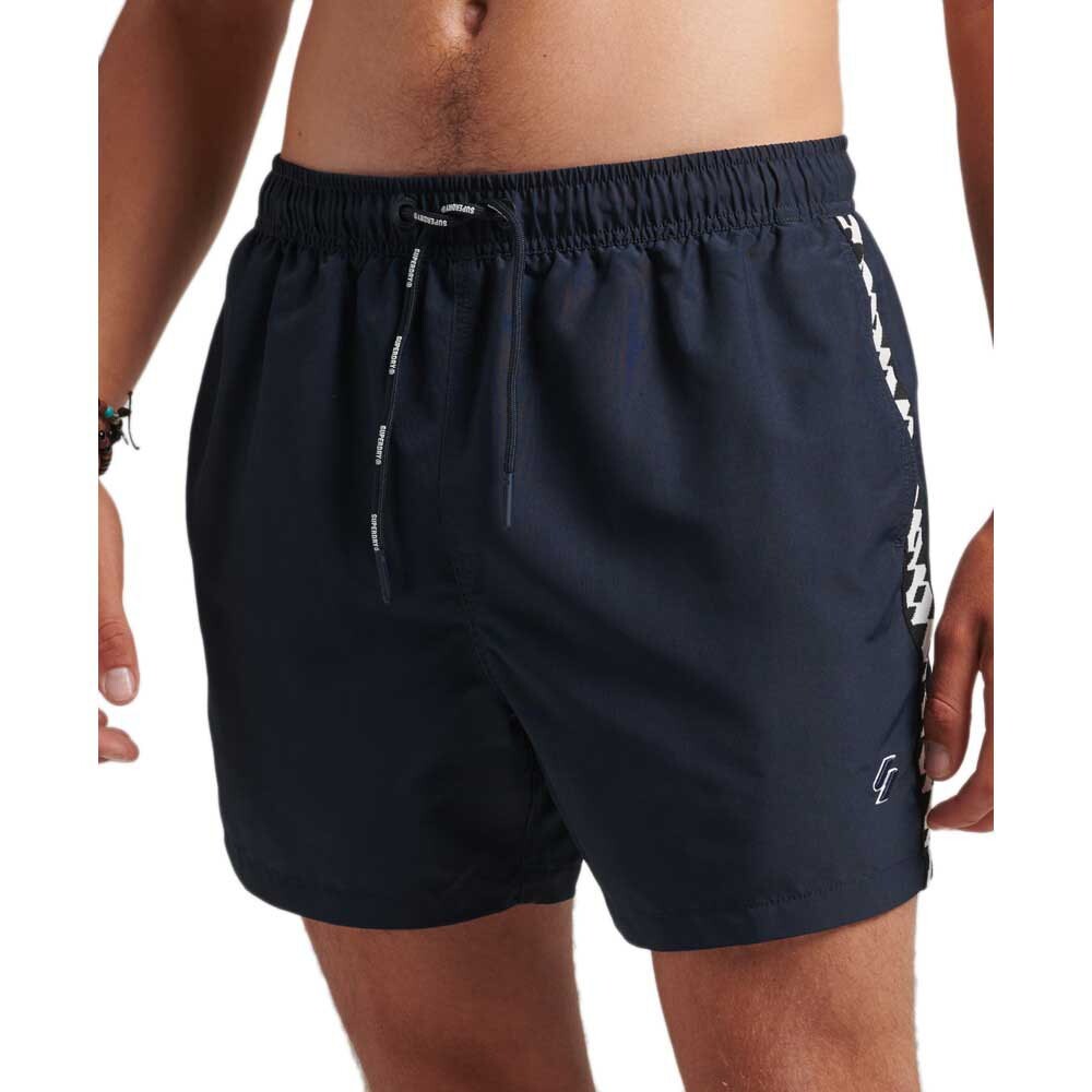 

Шорты для плавания Superdry Code Tape 15 Inch, черный
