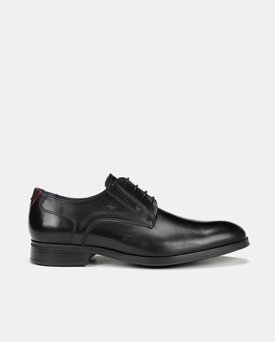 Мужские кожаные туфли Asgard на шнуровке с гладким верхом Fluchos, черный fluchos мужские черные кожаные туфли на шнуровке fluchos черный