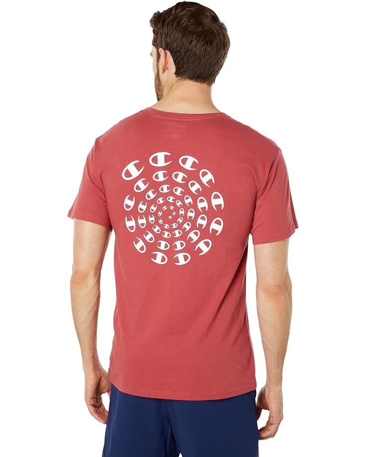 

Футболка Champion Classic Graphic Tee, цвет Redwood Red