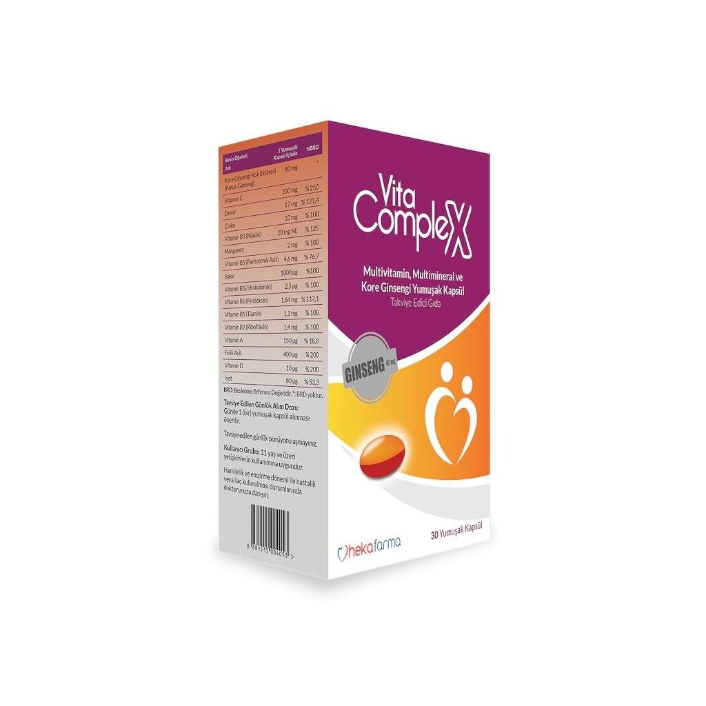 

VitaComplex Мультивитамины и минералы 30 капсул THENDOJEN