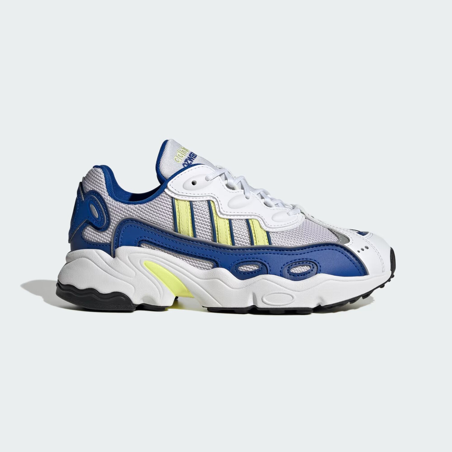 

Кроссовки OZWEEGO OG Adidas, цвет Cloud White/Pulse Yellow/Royal Blue