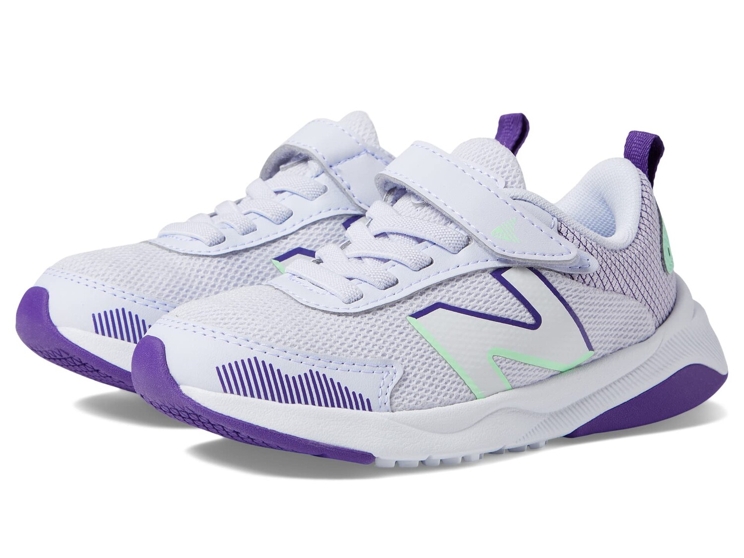 

Кроссовки New Balance Kids 545 Bungee Lace with Hook-and-Loop Top Strap (Little Kid)