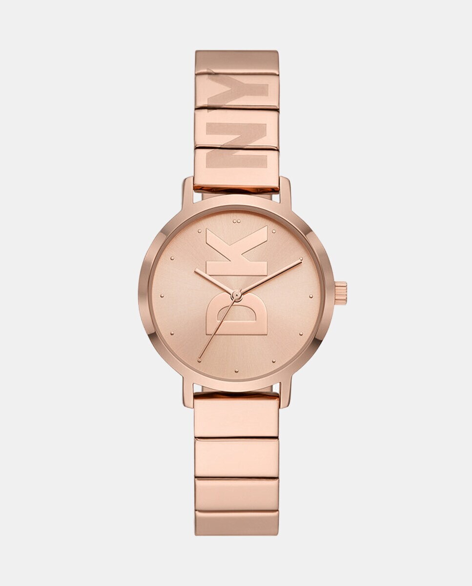 

Женские часы Modernist NY2998 из розовой стали DKNY, серебро