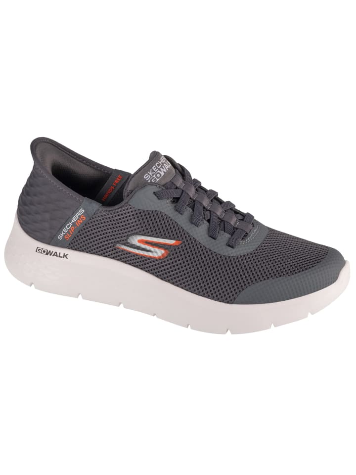 

Низкие кроссовки Skechers Slip Ins Go Walk Flex Hands Up, серый