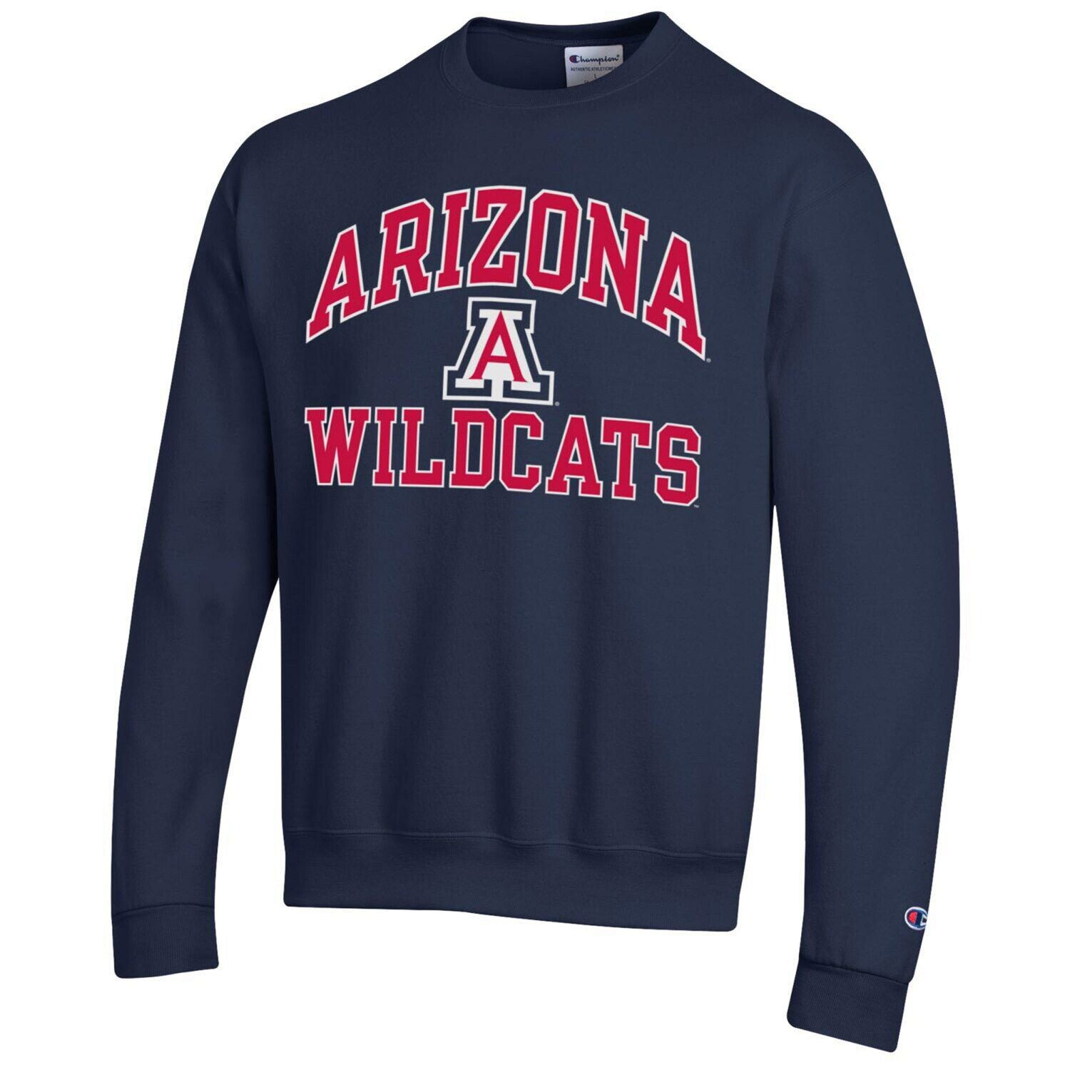 

Мужской темно-синий пуловер Arizona Wildcats High Motor свитшот Champion