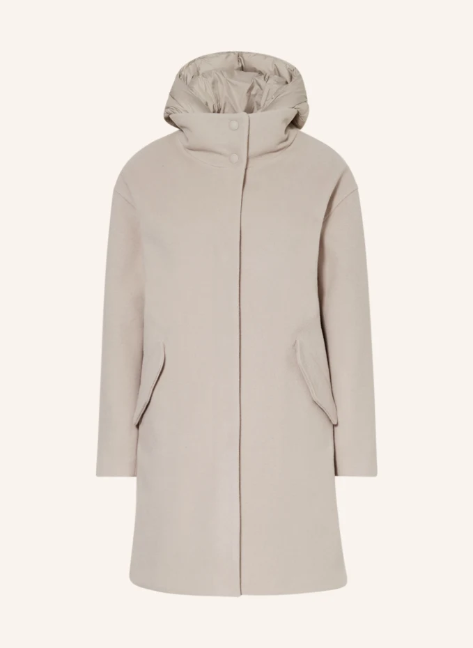 

Пальто kuna из смесового материала со съемной панелью Woolrich, бежевый
