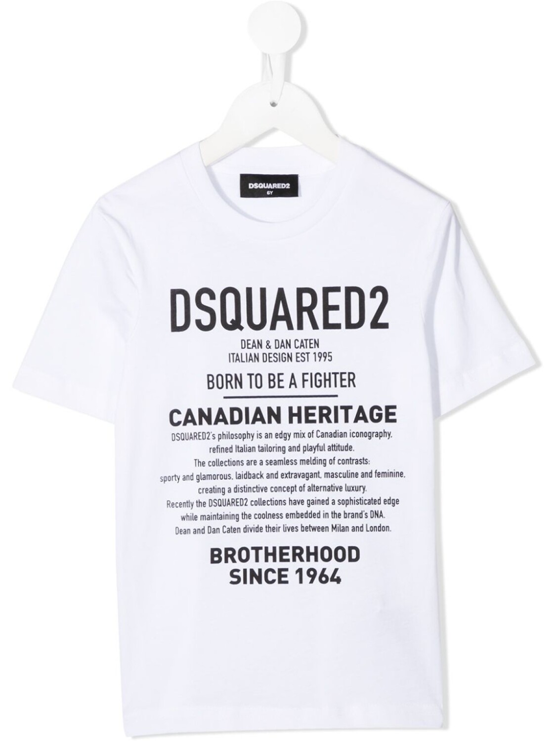 

Dsquared2 Kids футболка с логотипом, белый