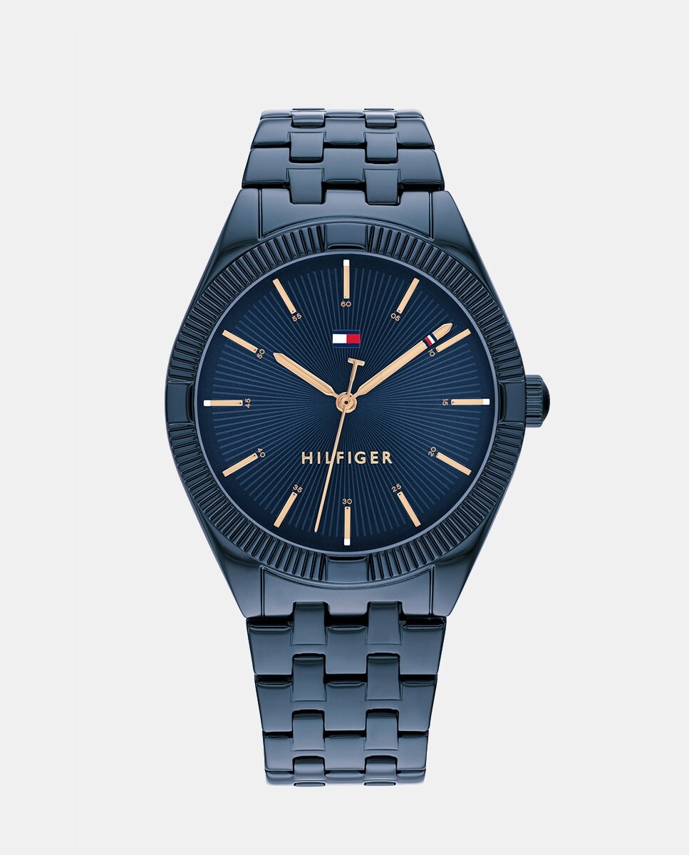 

Женские часы Rachel 1782552 синие стальные Tommy Hilfiger, синий
