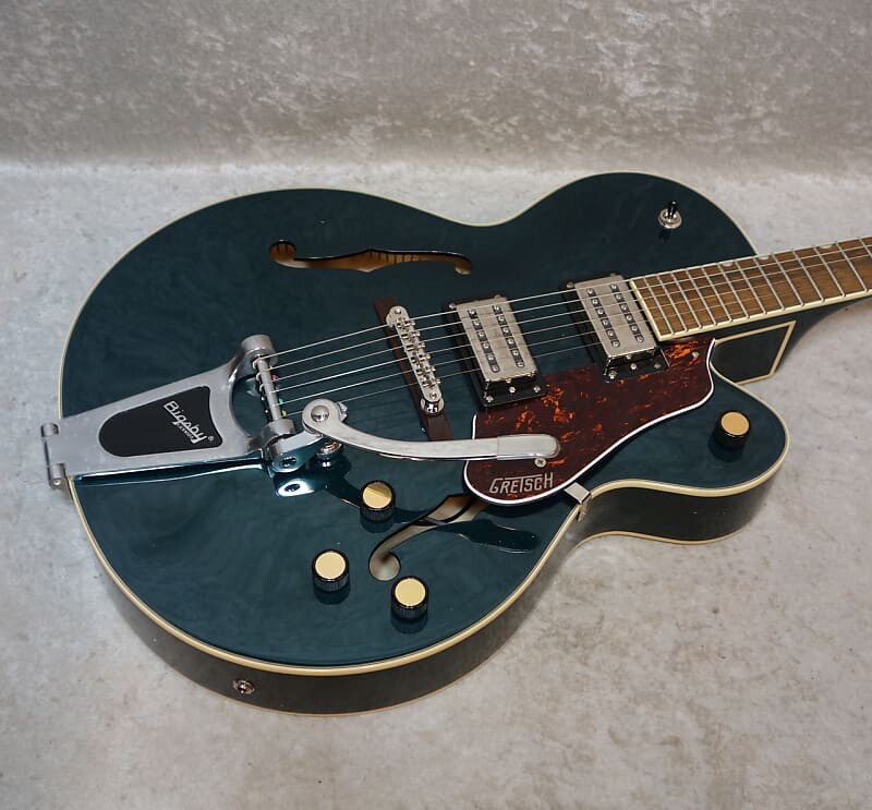 

Электрогитара In Stock! 2023 Gretsch G2420T Streamliner Hollow Body Guitar in Midnight Sapphire