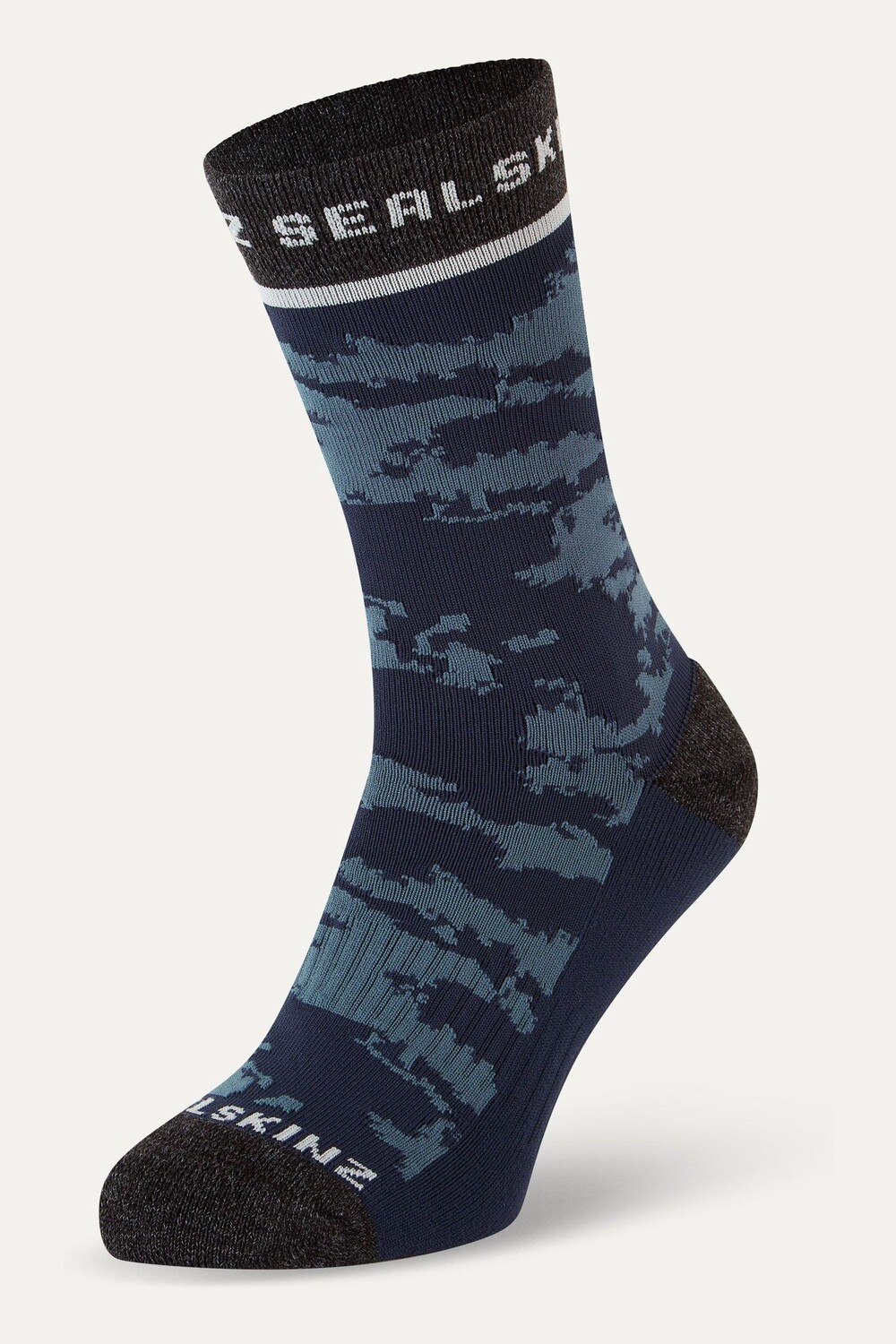 

Мужские зеленые жаккардовые носки средней длины Reepham Active SEALSKINZ, синий
