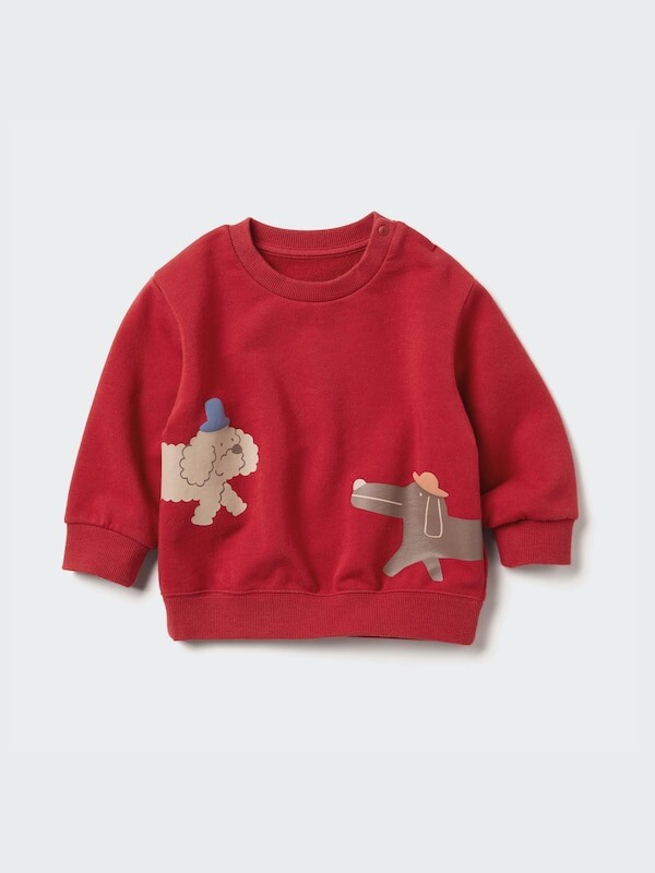 

Толстовка с рисунком Uniqlo, красный