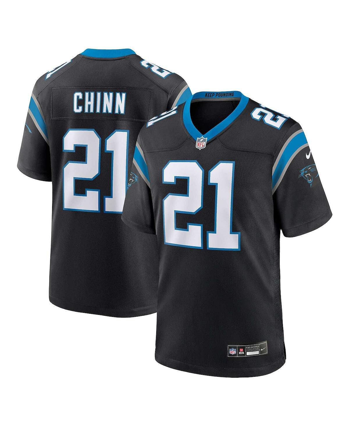 

Мужская игровая майка Jeremy Chinn Black Carolina Panthers Nike