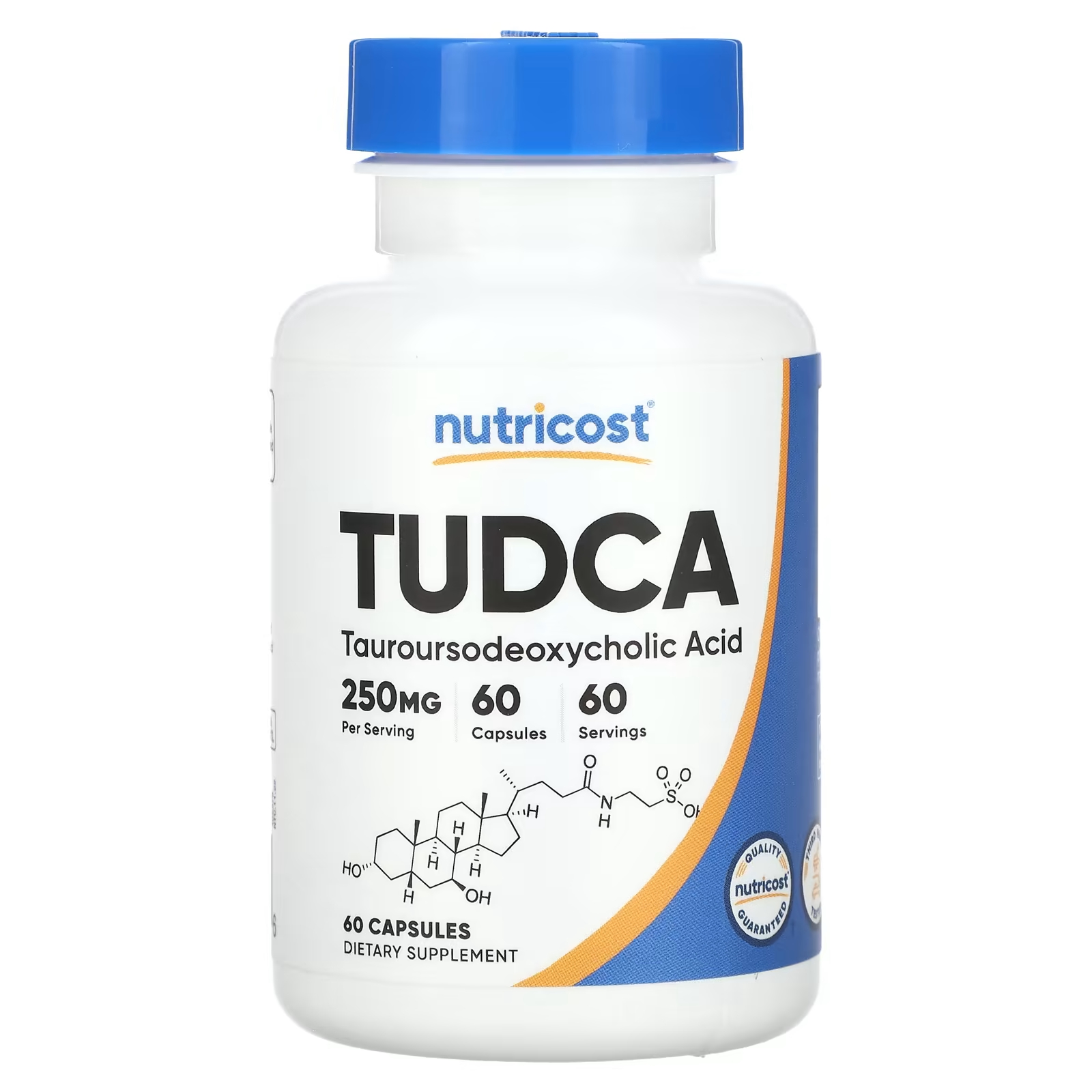 

Пищевая добавка Nutricost TUDCA тауроурсодезоксихолевая кислота 250 мг, 60 капсул