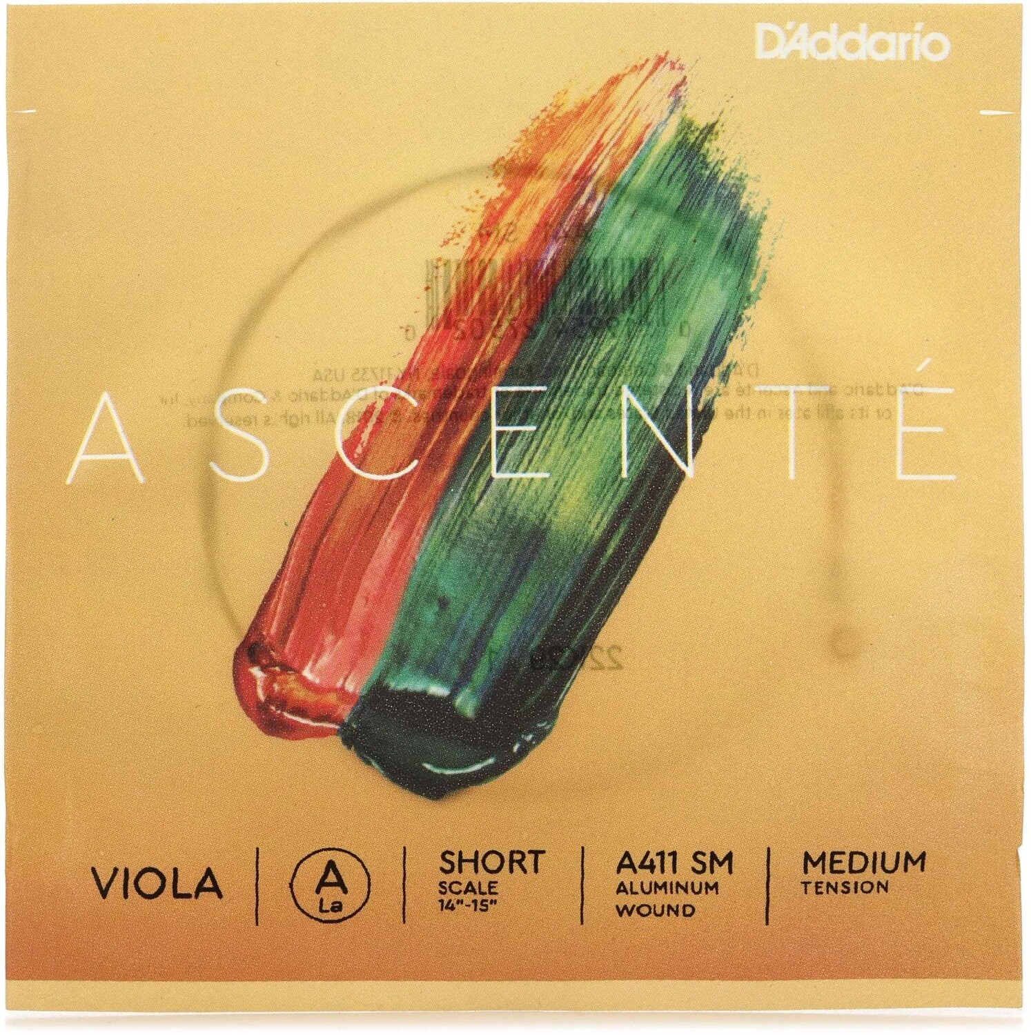 

D'Addario A411 SM Ascente Viola A Струна - короткая мензура, среднее натяжение