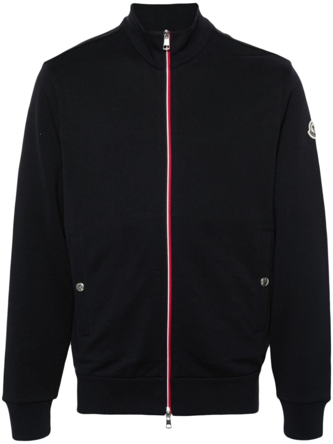 

Moncler толстовка с полосками RWB, синий