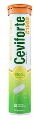 Ceviforte C 1500, пищевая добавка, 20 шипучих таблеток Novascon