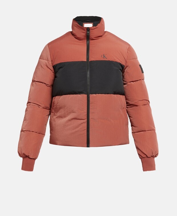 

Зимняя куртка Calvin Klein Jeans, терракота