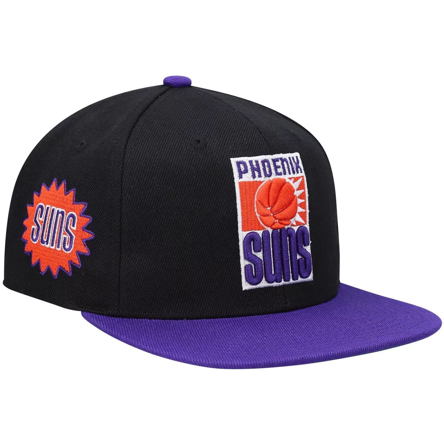 

Мужская кепка Mitchell & Ness черного/фиолетового цвета Phoenix Suns Hardwood Classics Snapback