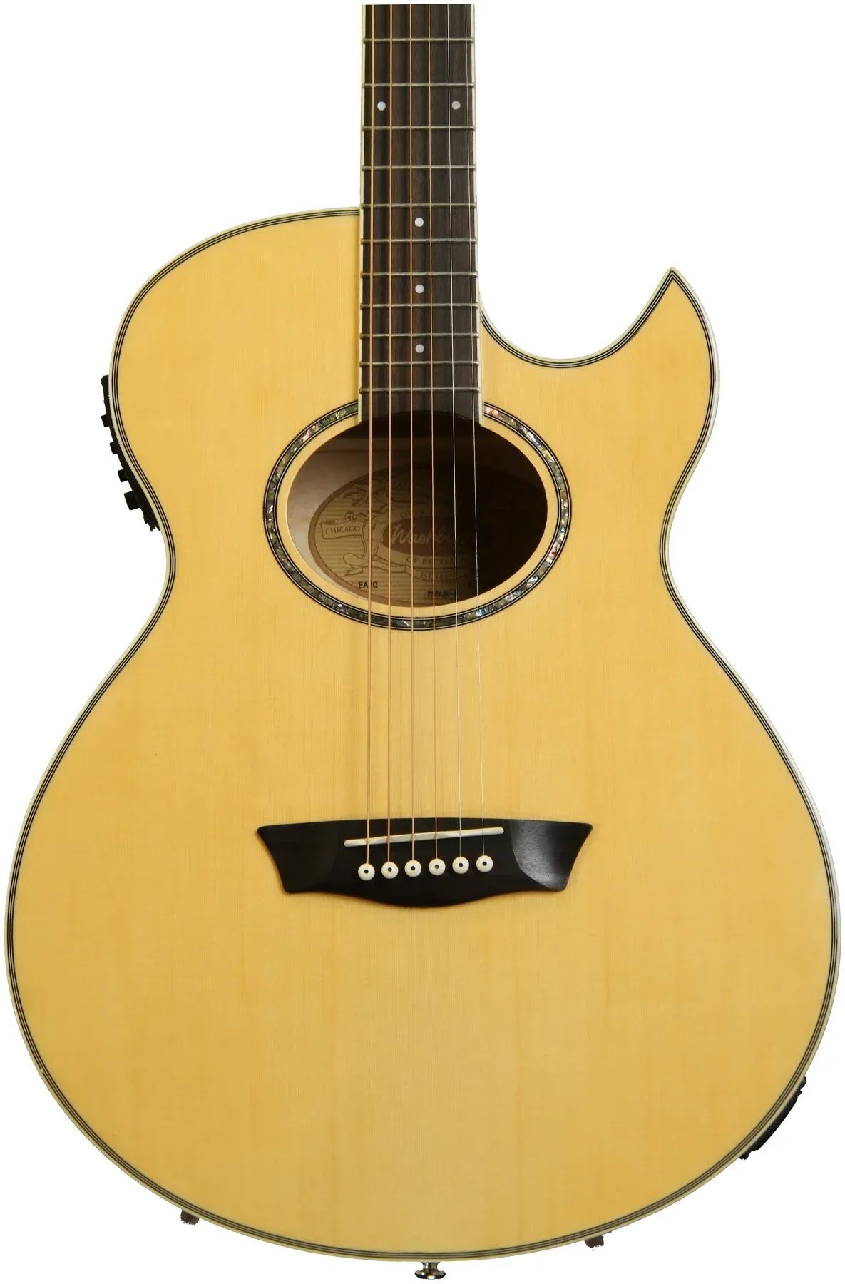 

Акустически-электрическая гитара Washburn Festival EA20 Mini Jumbo - Natural