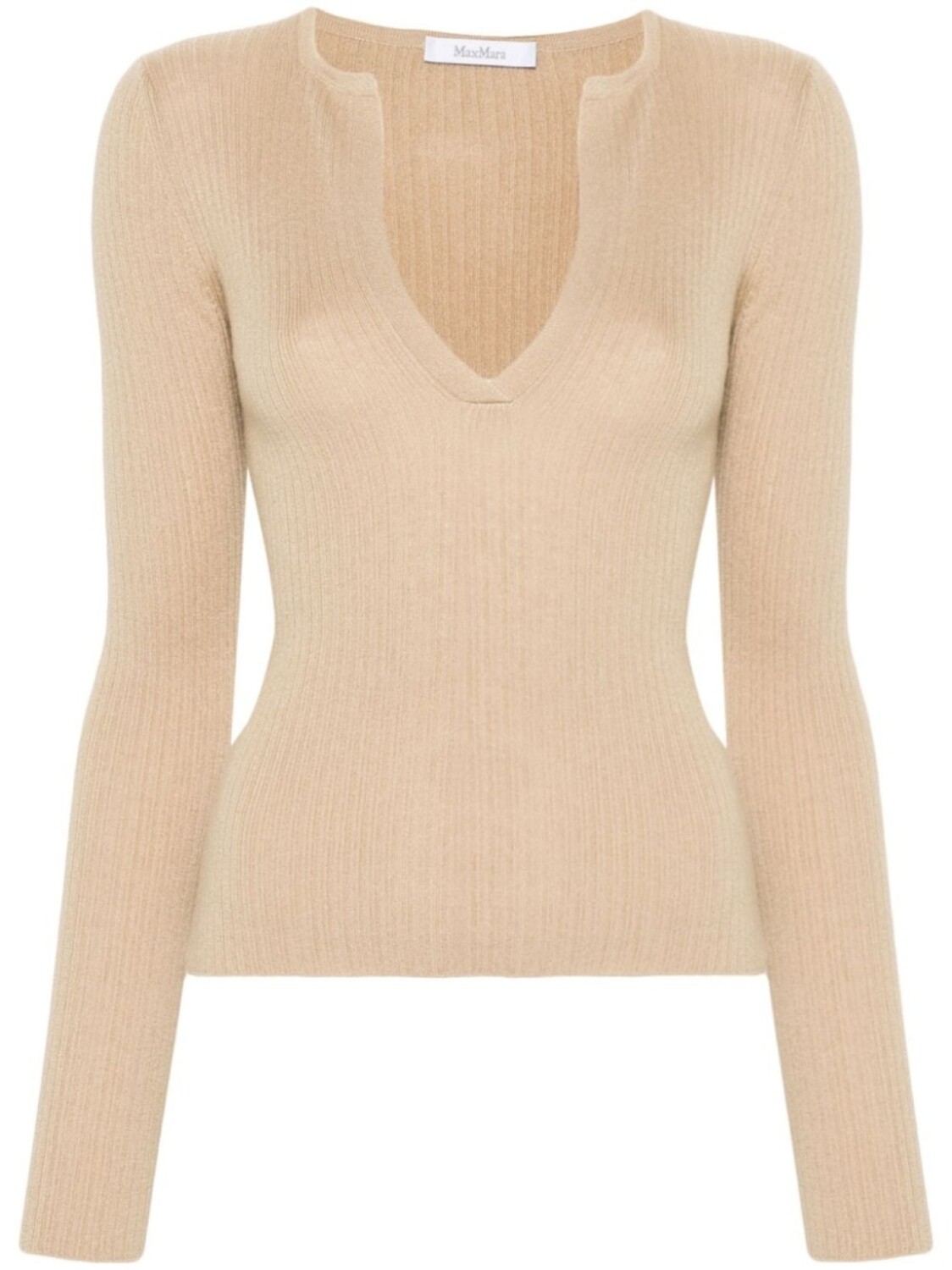 

Max Mara джемпер в рубчик, серый