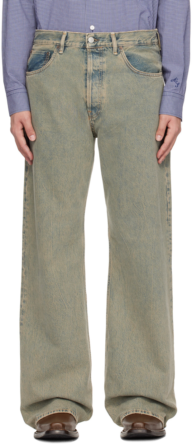 

Синие джинсы 2021 года Acne Studios