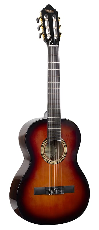 Акустическая гитара Valencia - 260 Series 3/4 Size Sunburst Hybrid Slim Neck Classical! VC263HCSB