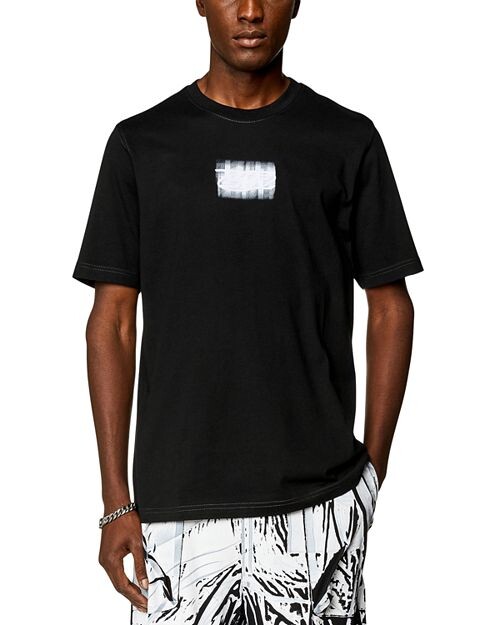 

Футболка с флокированным логотипом T-Just-N4 Diesel, цвет Black