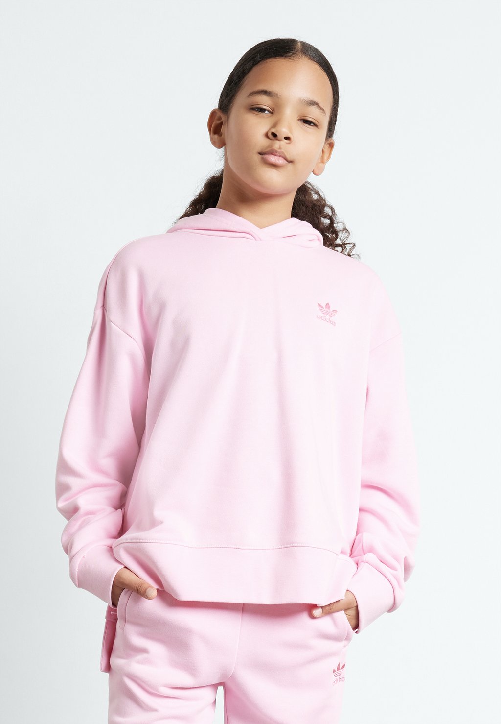 

Толстовка Hoodie Junior Unisex adidas Originals, цвет true pink