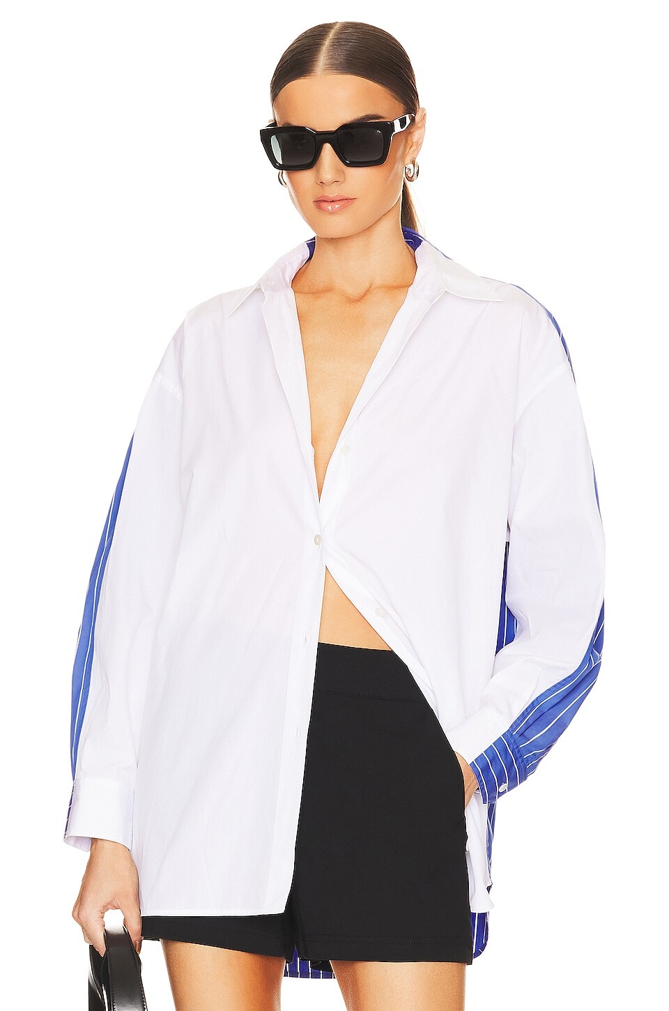 

Рубашка Theory Combo, цвет White & Bright Blue Multi