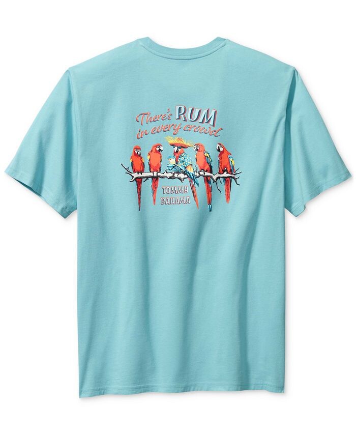 

Мужская футболка с коротким рукавом и рисунком Rum In Every Crowd Tommy Bahama, синий