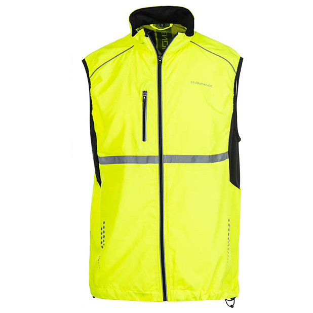 Жилет для бега Endurance Laupen Running Vest, цвет Safety Yellow высококачественный светоотражающий жилет безопасности легкий и регулируемый для бега езды на велосипеде работы езды на мотоцикле или бе
