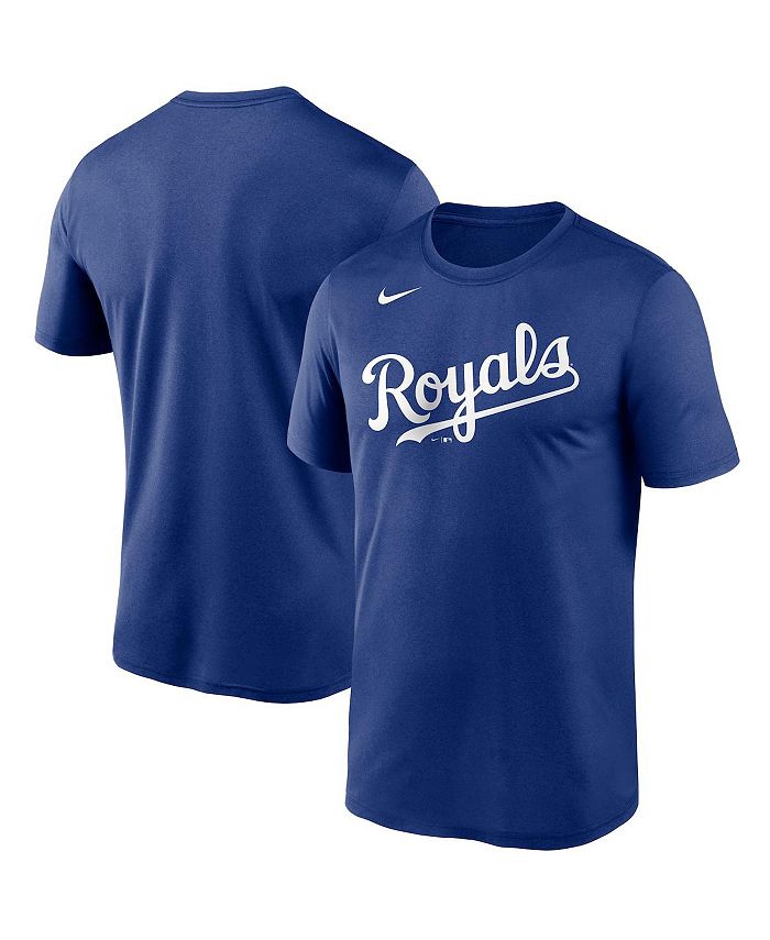 

Мужская футболка Royal Kansas City Royals Wordmark Legend Nike, синий