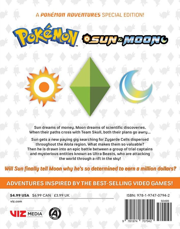 

Манга Pokemon Sun & Moon Manga Volume 6