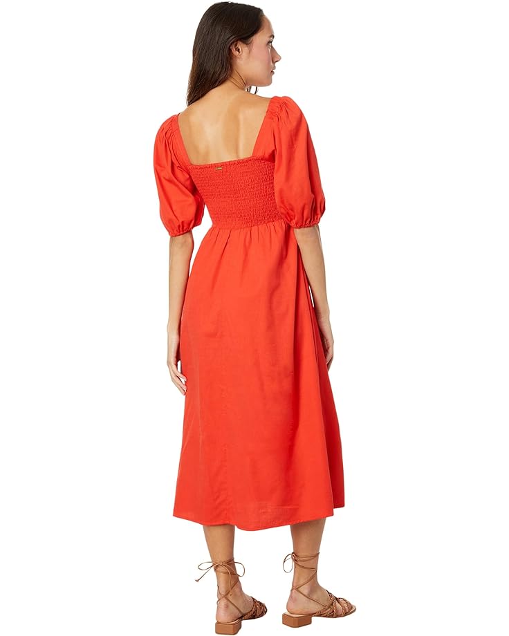 Платье Billabong Lovers Lane Woven Midi Dress, цвет Rad Red цена и фото