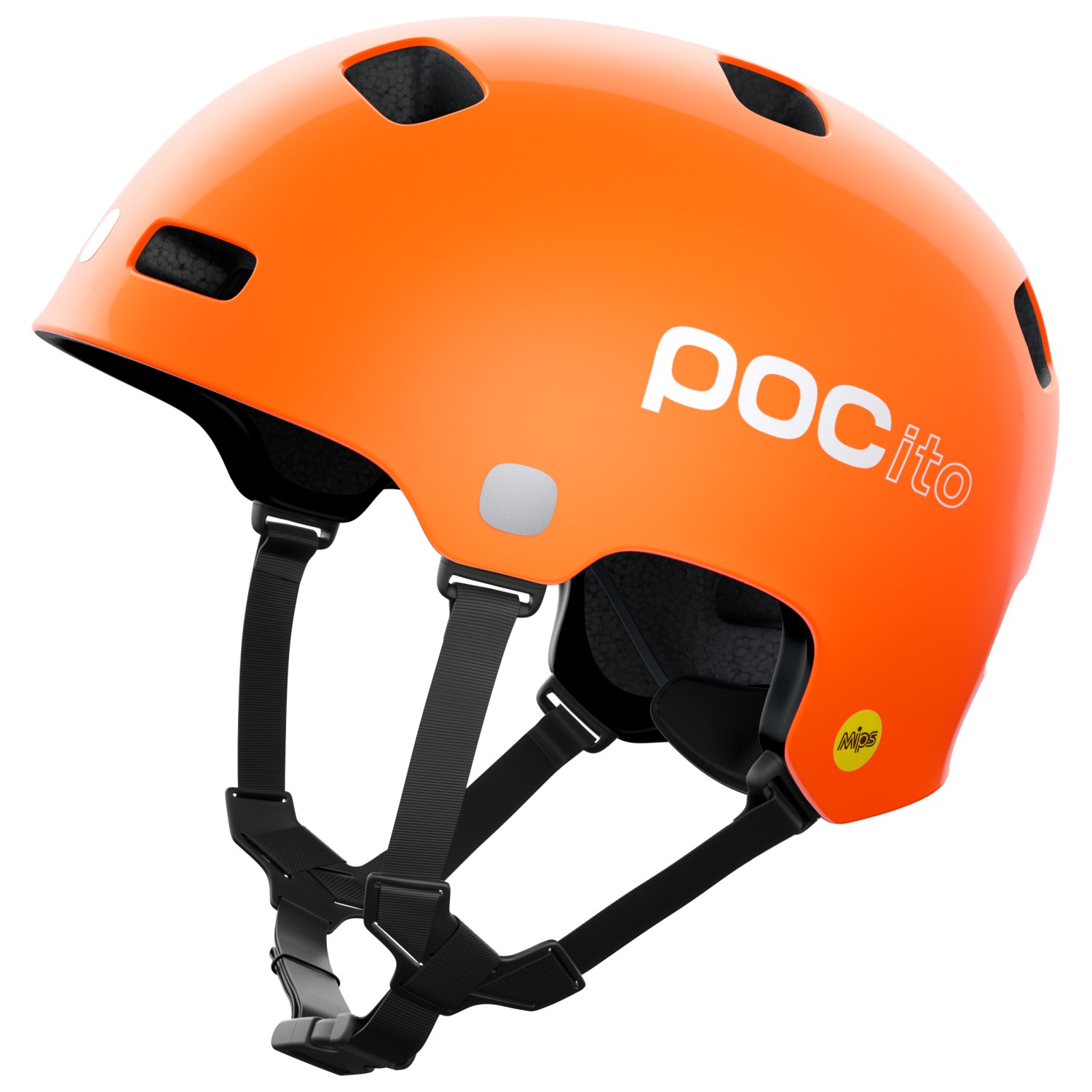 цена Велосипедный шлем Poc Kid's POCito Crane MIPS, цвет Fluorescent Orange