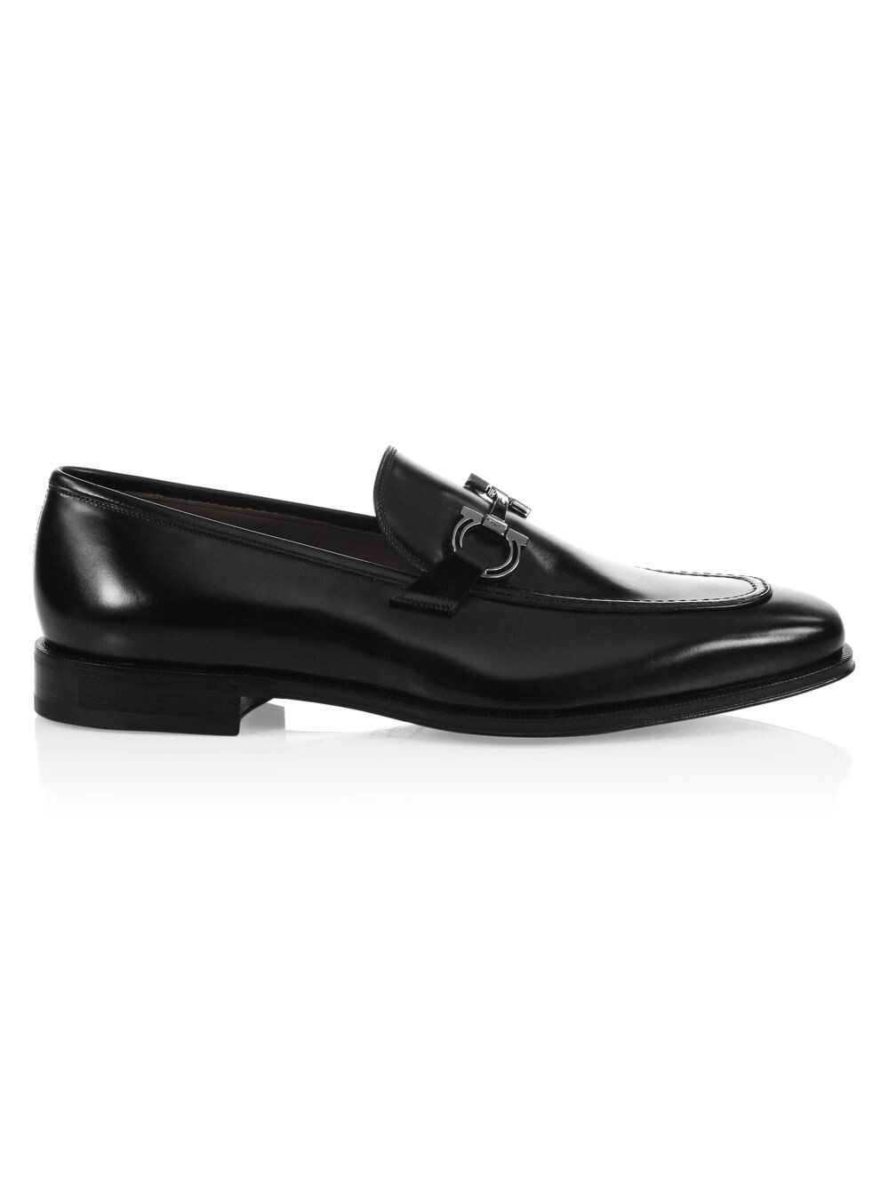 

Кожаные лоферы Seattle Gancini Bit FERRAGAMO, неро