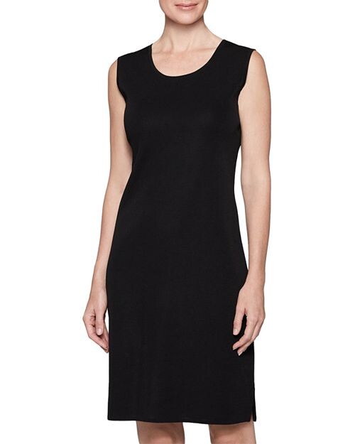 

Платье-майка с вырезом 40 дюймов Misook, цвет Black