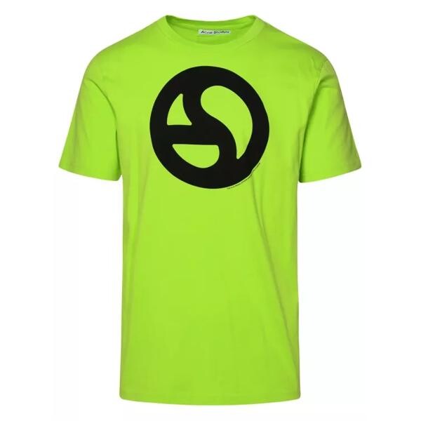

Футболка cotton t-shirt Acne Studios, зеленый