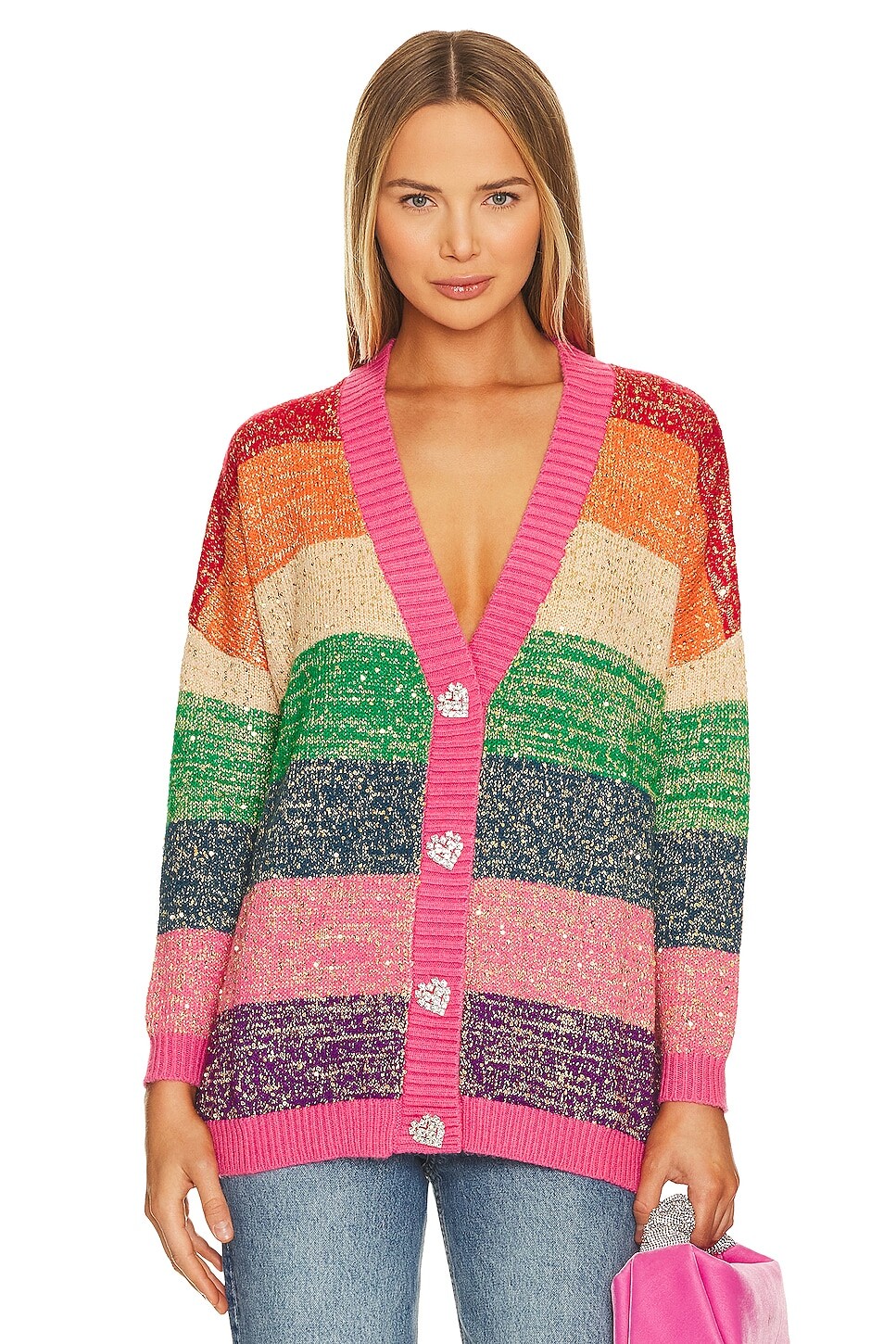 

Кардиган Olivia Rubin Mika, цвет Rainbow Stripe